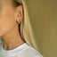 The Everyday Croissant Hoop in Gold