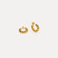 The Everyday Twist Hoops in Gold