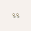 The Sylvie - Freshwater Pearl Drop Hoops in GOLD