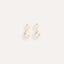The Celeste - Double Natural Pearl Drop Earrings