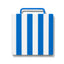The Daily Chopping Board in Sky Stripe - Petite