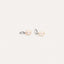 The Sylvie - Freshwater Pearl Drop Hoops in Silver